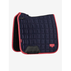 Tapis LeMieux Loire Classic Dressage Square Marine / cranberry Bleu marine