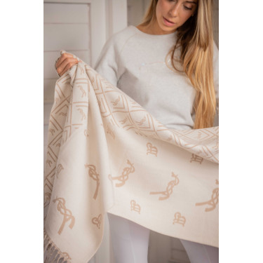 Sjaal Pénélope Lana Beige / ecru