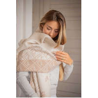 Sjaal Pénélope Lana Beige / ecru
