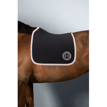 Tapis de selle Rider Harcour Karembar Noir / rose clair Tapis de selle Rider Harcour Karembar Noir / rose clair