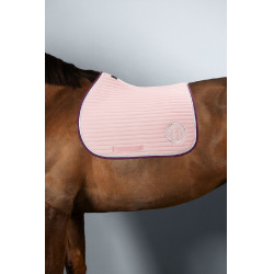 Tapis de selle Rider Harcour Karembar Pivoine Rose