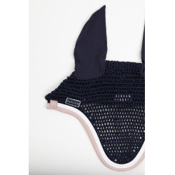 Bonnet Feeby Harcour Marine / rose clair Bleu marine