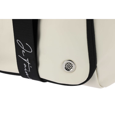 Sac week end Je t'aime Equithème Écru Blanc