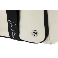 Weekendtas Je t’aime Equithème Ecru Wit