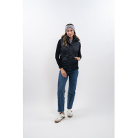 Mouwloze gewatteerde bodywarmer Harcour Auxane Zwart