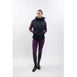 Mouwloze gewatteerde bodywarmer Harcour Auxane Zwart