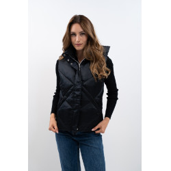 Mouwloze gewatteerde bodywarmer Harcour Auxane Zwart