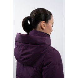 Korte parka Harcour Adele Zwart / donkerpaars Violet Korte parka Harcour Adele Zwart / donkerpaars Violet