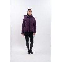 Korte parka Harcour Adele Zwart / donkerpaars