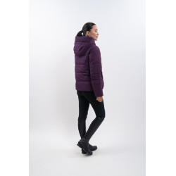 Parka courte Harcour Adele Noir / violet foncé