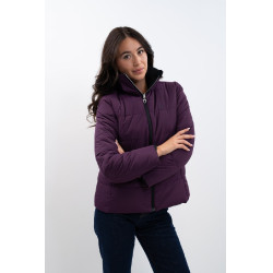 Parka courte Harcour Adele Noir / violet foncé