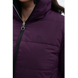 Korte parka Harcour Adele Zwart / donkerpaars Violet Korte parka Harcour Adele Zwart / donkerpaars Violet