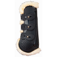 Guêtres proteck' compet doublure mouton T de T Noir / naturel Guêtres proteck' compet doublure mouton T de T Noir / naturel