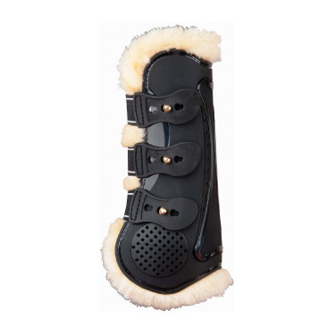 Guêtres proteck' compet doublure mouton T de T Noir / naturel
