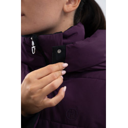 Korte parka Harcour Adele Zwart / donkerpaars Violet Korte parka Harcour Adele Zwart / donkerpaars Violet
