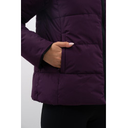 Korte parka Harcour Adele Zwart / donkerpaars Violet Korte parka Harcour Adele Zwart / donkerpaars Violet