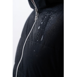 Parka courte Harcour Adele Noir / violet foncé