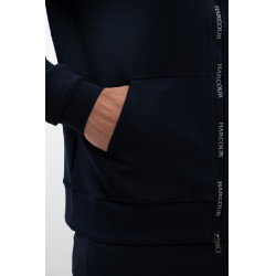 Technische sweatshirt met rits Harcour Aron Marine Marineblauw Technische sweatshirt met rits Harcour Aron Marine Marineblauw