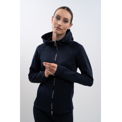 Sweat technique zippé Harcour Ava Marine Bleu marine