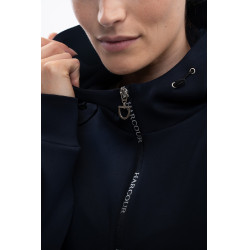 Sweat technique zippé Harcour Ava Marine Bleu marine