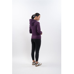 Sweat technique zippé Harcour Ava Figue Violet