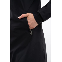 Lange jas Harcour Abby Zwart