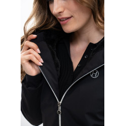 Lange jas Harcour Abby Zwart