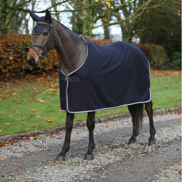 Couverture Bucas Laine Emeraude Marine Bleu marine