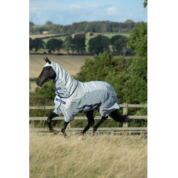 Bucas Sweet-Itch X light B/N deken Zilver