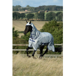 Bucas Sweet-Itch X light B/N deken Zilver