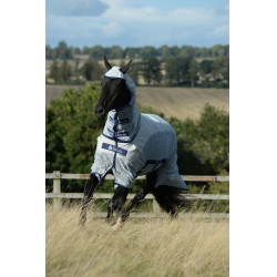 Bucas Sweet-Itch X light B/N deken Zilver