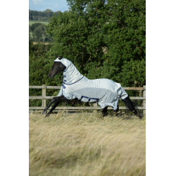 Bucas Sweet-Itch X light B/N deken Zilver