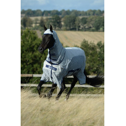 Bucas Sweet-Itch X light B/N deken Zilver