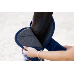 Bucas Therapy transportbeschermers Marine / oranje Blauw