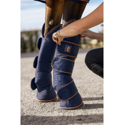 Bucas Therapy transportbeschermers Marine / oranje Blauw