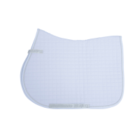 Bucas zadeldek met Max Jumping-logo Wit / wit