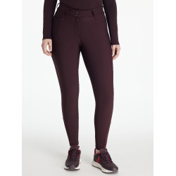 Pantalon LeMieux grip genoux Isabelle femme Damson Violet Pantalon LeMieux grip genoux Isabelle femme Damson Violet