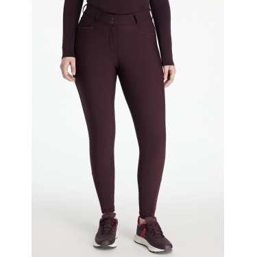 Pantalon LeMieux grip genoux Isabelle femme Damson Violet Pantalon LeMieux grip genoux Isabelle femme Damson Violet