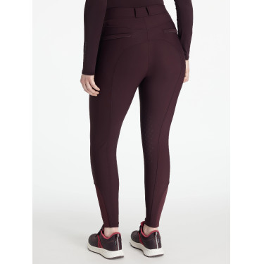 LeMieux kniestuk grip broek Isabelle dames Damson Violet