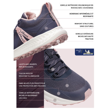 Waterdichte LeMieux Trax Viva sneakers Blauw schemer Waterdichte LeMieux Trax Viva sneakers Blauw schemer