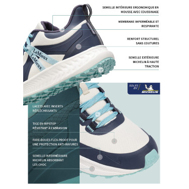 Sneakers LeMieux imperméables Youth Trax Viva Sneakers LeMieux imperméables Youth Trax Viva