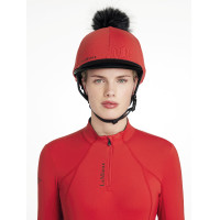 LeMieux Klassieke muts met afneembare pompon Chilli Rood