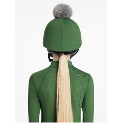 Toque à pompom LeMieux amovible Classique Vert hunter