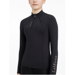 Base Layer LeMieux Young Rider Classique manches longues Noir