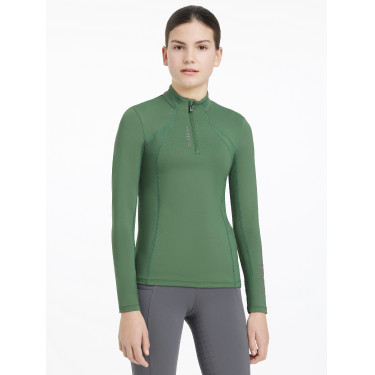 Base Layer LeMieux Young Rider Classique manches longues Vert hunter