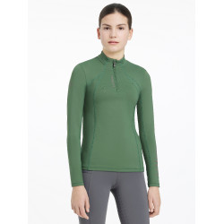 Baselayer LeMieux Young Rider Classique met lange mouwen Groen hunter