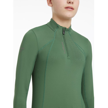 Base Layer LeMieux Young Rider Classique manches longues Vert hunter