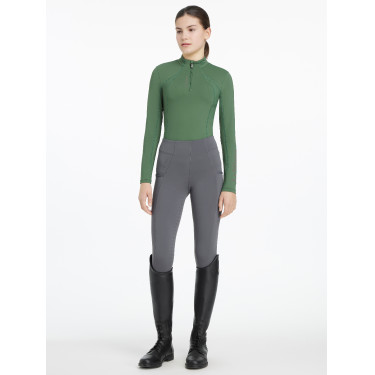 Baselayer LeMieux Young Rider Classique met lange mouwen Groen hunter