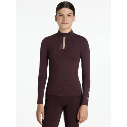 Baselayer LeMieux Young Rider Classique met lange mouwen Damson Violet Baselayer LeMieux Young Rider Classique met lange mouwen Damson Violet