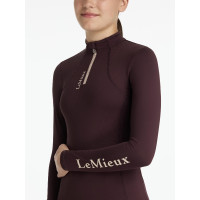 Baselayer LeMieux Young Rider Classique met lange mouwen Benetton blauw Baselayer LeMieux Young Rider Classique met lange mouwen Benetton blauw